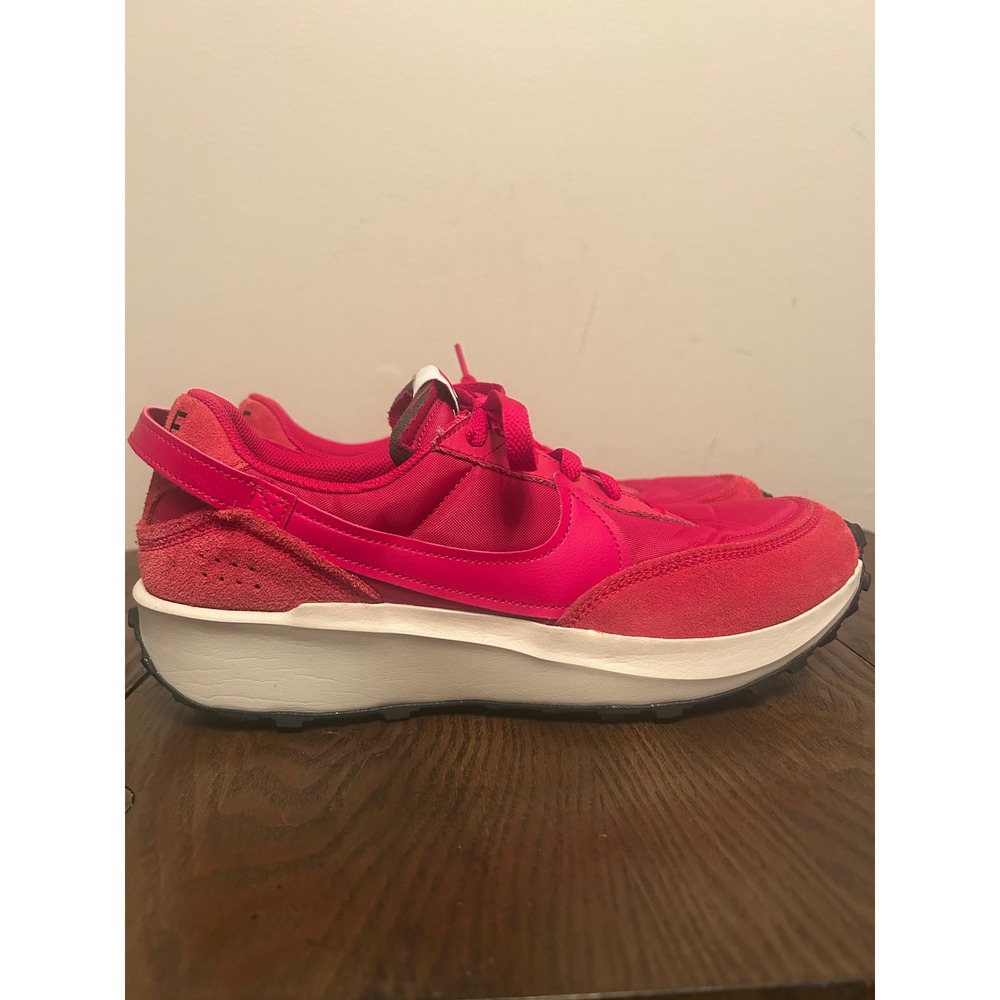 Nike waffle Debut Shoes Women's Size 11.5 Red‎ Mesh Running Sneakers DH9523-6001